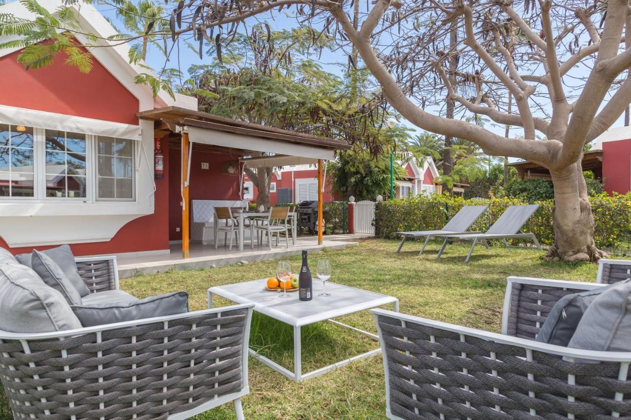 Lightbooking Tunos 73 Maspalomas Gran Jardin Y Barbacoa 外观 照片