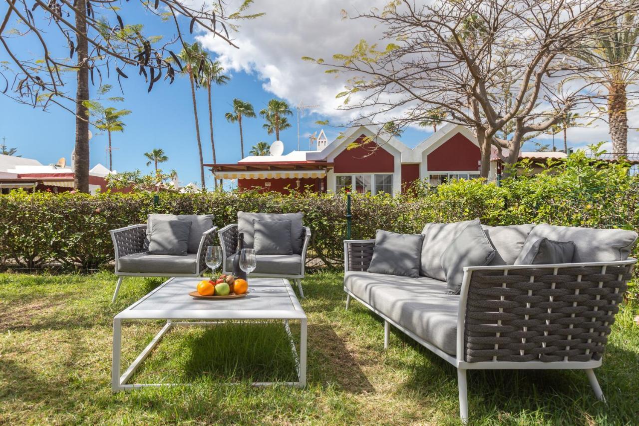 Lightbooking Tunos 73 Maspalomas Gran Jardin Y Barbacoa 外观 照片