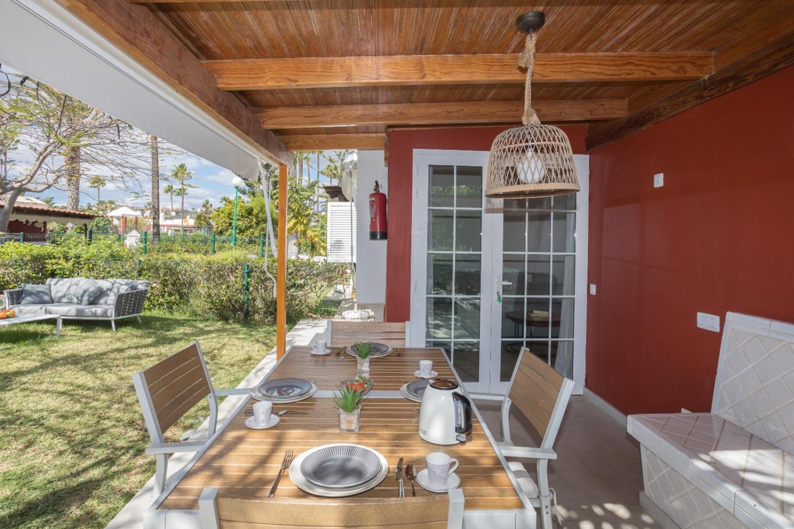 Lightbooking Tunos 73 Maspalomas Gran Jardin Y Barbacoa 外观 照片