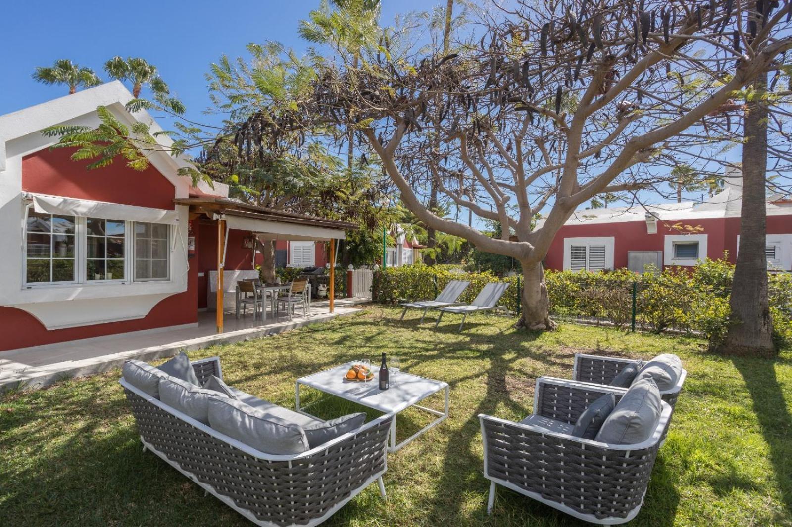 Lightbooking Tunos 73 Maspalomas Gran Jardin Y Barbacoa 外观 照片